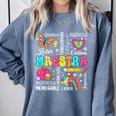 Maestra Spanish Teacher Back To School Maestra De Espanol Comfort Colors Sweatshirt Blue Jean