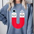 Magnet Science Pun T-Shirt For Geeks Science Teachers Comfort Colors Sweatshirt Blue Jean Magnet Science Pun T-Shirt For Geeks Science Teachers Comfort Colors Sweatshirt Blue Jean