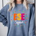 Matching ESE Squad First Last Day Team Teacher Student Tribe Comfort Colors Sweatshirt Blue Jean Matching ESE Squad First Last Day Team Teacher Student Tribe Comfort Colors Sweatshirt Blue Jean