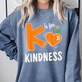 Matching Unity Day Orange Teacher Kindness Antibulliyng 2023 For Men Women Kids Comfort Colors Sweatshirt Blue Jean