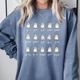 Math Dance Ghost Halloween Spooky Cute Ghost Math Teacher Comfort Colors Sweatshirt Blue Jean Math Dance Ghost Halloween Spooky Cute Ghost Math Teacher Comfort Colors Sweatshirt Blue Jean