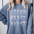 Math Equation Figures Algebra Dance Nerdy Teacher Joke For Men Women Girls Kids Comfort Colors Sweatshirt Blue Jean