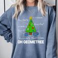 Math Geometry Christmas Tree Geometree Teacher Comfort Colors Sweatshirt Blue Jean Math Geometry Christmas Tree Geometree Teacher Comfort Colors Sweatshirt Blue Jean