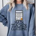 Math Teacher Costume Tshirt Halloween High School Calculator Comfort Colors Sweatshirt Blue Jean Math Teacher Costume Tshirt Halloween High School Calculator Comfort Colors Sweatshirt Blue Jean