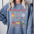 Merry Syllables Teacher Christmas Educational Kids Comfort Colors Sweatshirt Blue Jean Merry Syllables Teacher Christmas Educational Kids Comfort Colors Sweatshirt Blue Jean
