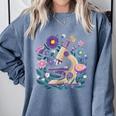 Microscope Flower Butterfly Biology Science Teacher Student Comfort Colors Sweatshirt Blue Jean Microscope Flower Butterfly Biology Science Teacher Student Comfort Colors Sweatshirt Blue Jean