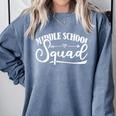 Middle School Squad Teacher Comfort Colors Sweatshirt Blue Jean Middle School Squad Teacher Comfort Colors Sweatshirt Blue Jean