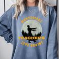 Montessori Teachers Love Brains Halloween Novelty Men Women Comfort Colors Sweatshirt Blue Jean Montessori Teachers Love Brains Halloween Novelty Men Women Comfort Colors Sweatshirt Blue Jean