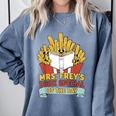 Mrs Frey Book Special Reading Elementary Teacher Comfort Colors Sweatshirt Blue Jean Mrs Frey Book Special Reading Elementary Teacher Comfort Colors Sweatshirt Blue Jean