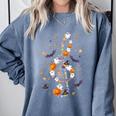 Music Note Symbol Halloween For Music Teacher Musicians Comfort Colors Sweatshirt Blue Jean Music Note Symbol Halloween For Music Teacher Musicians Comfort Colors Sweatshirt Blue Jean