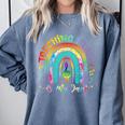 Musical Teacher Teaching Music Is My Jam Rainbow Tie Dye Comfort Colors Sweatshirt Blue Jean Musical Teacher Teaching Music Is My Jam Rainbow Tie Dye Comfort Colors Sweatshirt Blue Jean