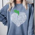 NC Red For Ed North Carolina Proud Teacher Apple T-Shirt Comfort Colors Sweatshirt Blue Jean