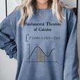 Nerdy Fundamental Theorem Of Calculus Math Teacher Geek Comfort Colors Sweatshirt Blue Jean