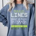 Nerdy Math Lovers Geometry Pun Mathematics Teachers Comfort Colors Sweatshirt Blue Jean