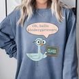 Oh Hello Kindergarteners Shirt Cute Pigeon Teacher Tee Comfort Colors Sweatshirt Blue Jean Oh Hello Kindergarteners Shirt Cute Pigeon Teacher Tee Comfort Colors Sweatshirt Blue Jean