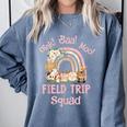 Oink Baa Moo Field Trip Squad Teacher Students Matching Comfort Colors Sweatshirt Blue Jean Oink Baa Moo Field Trip Squad Teacher Students Matching Comfort Colors Sweatshirt Blue Jean