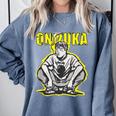 Onizuka Great Teacher Classic Anime Comfort Colors Sweatshirt Blue Jean