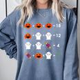 Order Of Operations Halloween Quiz Math Teacher For Men Women Kids Comfort Colors Sweatshirt Blue Jean