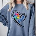 Para Heart Teacher Paraprofessional Paraeducator Men Women Comfort Colors Sweatshirt Blue Jean Para Heart Teacher Paraprofessional Paraeducator Men Women Comfort Colors Sweatshirt Blue Jean