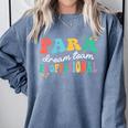 Para Paraprofessional Dream Crew Team Back To School Teacher Comfort Colors Sweatshirt Blue Jean Para Paraprofessional Dream Crew Team Back To School Teacher Comfort Colors Sweatshirt Blue Jean