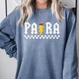 Para Squad Paraprofessional Para Teacher Comfort Colors Sweatshirt Blue Jean Para Squad Paraprofessional Para Teacher Comfort Colors Sweatshirt Blue Jean