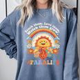 Paraprofessional Para Life Sun Flower Teacher Back To School Comfort Colors Sweatshirt Blue Jean