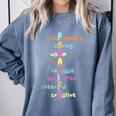Paraprofessional Teacher Para Sped Ed Parapro Comfort Colors Sweatshirt Blue Jean