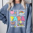 Paras Make It Possible Paraprofessional Paraeducator Teacher Comfort Colors Sweatshirt Blue Jean Paras Make It Possible Paraprofessional Paraeducator Teacher Comfort Colors Sweatshirt Blue Jean