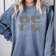 Physical Education PE Teacher Phys Ed Student Grad Comfort Colors Sweatshirt Blue Jean Physical Education PE Teacher Phys Ed Student Grad Comfort Colors Sweatshirt Blue Jean