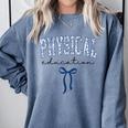 Physical Education PE Teacher PHYS Ed Student Graduation Comfort Colors Sweatshirt Blue Jean