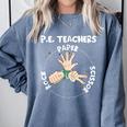 Physical Education PE Teacher Rock Paper Scissor Comfort Colors Sweatshirt Blue Jean Physical Education PE Teacher Rock Paper Scissor Comfort Colors Sweatshirt Blue Jean