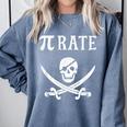 Pi Day Pi Rate Pirate For Teachers Comfort Colors Sweatshirt Blue Jean Pi Day Pi Rate Pirate For Teachers Comfort Colors Sweatshirt Blue Jean