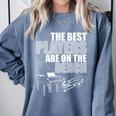 Piano Art For Men Women Pianist Piano Teacher Piano Player Comfort Colors Sweatshirt Blue Jean