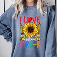 Pre School Teacher Pre-K Teacher Comfort Colors Sweatshirt Blue Jean Pre School Teacher Pre-K Teacher Comfort Colors Sweatshirt Blue Jean