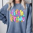 Preppy Fifth Grade Back To School 5th Grade Teacher Girl Boy Comfort Colors Sweatshirt Blue Jean Preppy Fifth Grade Back To School 5th Grade Teacher Girl Boy Comfort Colors Sweatshirt Blue Jean