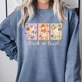Preppy Goose Teacher Trick Or Teach Halloween Teacher Goose Comfort Colors Sweatshirt Blue Jean Preppy Goose Teacher Trick Or Teach Halloween Teacher Goose Comfort Colors Sweatshirt Blue Jean