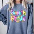 Preppy Seventh Grade Back To School 7th Grade Teachers Girls Comfort Colors Sweatshirt Blue Jean Preppy Seventh Grade Back To School 7th Grade Teachers Girls Comfort Colors Sweatshirt Blue Jean