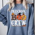 Preschool Boo Crew Teacher Halloween Comfort Colors Sweatshirt Blue Jean Preschool Boo Crew Teacher Halloween Comfort Colors Sweatshirt Blue Jean