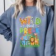 Preschool Teacher Kids Back To School Wild About Pre-K Comfort Colors Sweatshirt Blue Jean