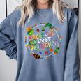 Progress Over Perfection Caterpillar Back To School Teacher Comfort Colors Sweatshirt Blue Jean Progress Over Perfection Caterpillar Back To School Teacher Comfort Colors Sweatshirt Blue Jean