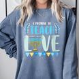 I Promise To Teach Love Hanukkah Chanukah Jewish Teacher Comfort Colors Sweatshirt Blue Jean I Promise To Teach Love Hanukkah Chanukah Jewish Teacher Comfort Colors Sweatshirt Blue Jean