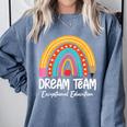 Rainbow Pencil Dream Exceptional Education Team SPED Teacher Comfort Colors Sweatshirt Blue Jean Rainbow Pencil Dream Exceptional Education Team SPED Teacher Comfort Colors Sweatshirt Blue Jean