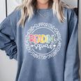 Reading Squad Teacher Reader Librarian Interventionist Team Comfort Colors Sweatshirt Blue Jean