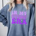 In My Retirement Era Groovy Retired Teacher 2025 Women Comfort Colors Sweatshirt Blue Jean In My Retirement Era Groovy Retired Teacher 2025 Women Comfort Colors Sweatshirt Blue Jean