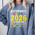 Retirement Primary Elementary Teacher 2026 Retiring Progress Comfort Colors Sweatshirt Blue Jean Retirement Primary Elementary Teacher 2026 Retiring Progress Comfort Colors Sweatshirt Blue Jean