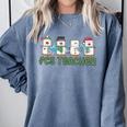 Retro Christmas Snowman FCS Teacher Family Consumer Science Comfort Colors Sweatshirt Blue Jean Retro Christmas Snowman FCS Teacher Family Consumer Science Comfort Colors Sweatshirt Blue Jean
