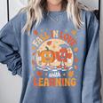 Retro Fall In Love With Learning Pumpkin Leaf Teacher Autumn Comfort Colors Sweatshirt Blue Jean Retro Fall In Love With Learning Pumpkin Leaf Teacher Autumn Comfort Colors Sweatshirt Blue Jean