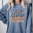 Retro Floral Assistant Principal Shirt For Teachers Day Comfort Colors Sweatshirt Blue Jean Retro Floral Assistant Principal Shirt For Teachers Day Comfort Colors Sweatshirt Blue Jean