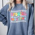 Retro Special Education Squad Groovy Dream Team SPED Teacher Comfort Colors Sweatshirt Blue Jean Retro Special Education Squad Groovy Dream Team SPED Teacher Comfort Colors Sweatshirt Blue Jean