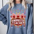 Ringmaster Teacher Costume – Carnival Birthday Style Comfort Colors Sweatshirt Blue Jean Ringmaster Teacher Costume – Carnival Birthday Style Comfort Colors Sweatshirt Blue Jean